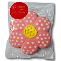 Floare - Biscuiti cu glazura royal icing