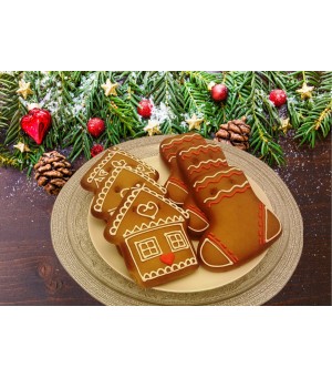 Turta dulce ornata craciun 100g