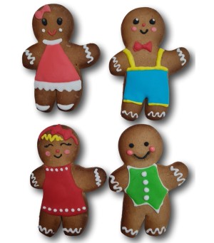 Omuleț de turta dulce ornat  100g